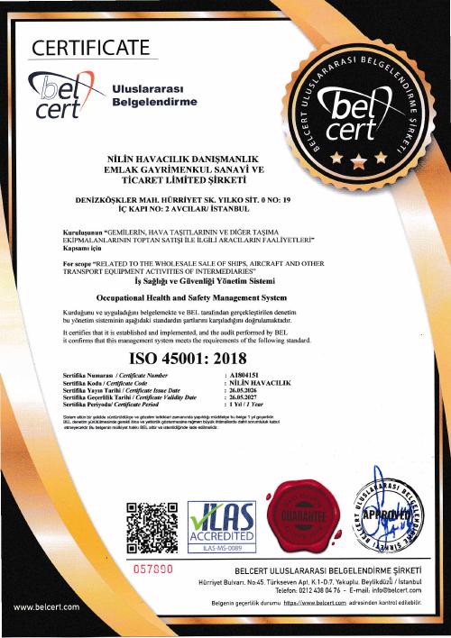 ISO 45001:2018 — Occupational Health & Safety